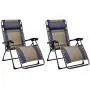 Amazon Basics Padded Zero Gravity Chair- Blue, 2 Pack Amazon Basics Padded Zero Gravity Chair- Blue, 2 Pack