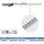 TAROSE 30-Piece T101AO 3-1/4 Inch 20 TPI Assorted T-Shank Scrolling Jig Saw Blades Set for Clean Cutting Wood