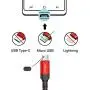 Micro USB Cable Android Charger, JSAUX (2-Pack 6.6FT) Micro USB Android Charger Cable Nylon Braided Cord Compatible with Galaxy S7 S6 J7 Edge Note 5, Kindle. MP3 and More-Red Micro USB Cable Android Charger, JSAUX (2-Pack 6.6FT) Micro USB Android Charger Cable Nylon Braided Cord Compatible with Galaxy S7 S6 J7 Edge Note 5, Kindle. MP3 and More-Red