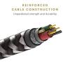 Native Union Belt Cable - 4ft Ultra-Strong Reinforced [MFi Certified] Durable Lightning to USB Charging Cable with Leather Strap Compatible with iPhone/iPad (Zebra)