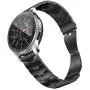RABUZI Compatible for Samsung Galaxy Watch 45mm/46mm bands,22mm Enamel Process Stainless Steel Metal Watch Strap Compatible Samsung Watch 3 45mm,Gear S3 Frontier/Classic Smartwatch,Black