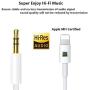 [Apple MFi Certified] Aux Cord for iPhone, Lightning to 3.5mm Aux Cable for Car Compatible with iPhone 11/11 Pro/XS/XR/X 8 7 6/iPad/iPod for Car/Home Stereo/Headphone/Speaker (3.3FT, White)
