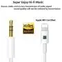 [Apple MFi Certified] Aux Cord for iPhone, Lightning to 3.5mm Aux Cable for Car Compatible with iPhone 11/11 Pro/XS/XR/X 8 7 6/iPad/iPod for Car/Home Stereo/Headphone/Speaker (3.3FT, White)