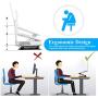Urmust Laptop Notebook Stand Holder, Ergonomic Adjustable Laptop Stand Portable Laptop Riser Compatible with MacBook Air Pro, Dell, HP, Lenovo Light Weight Laptops Up to 15.6''(Black)