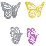 Gejoy 4 Pieces Butterfly Set Cutting Dies Metal Butterfly Die Embossing Stencils for Thanksgiving Christmas Card Paper DIY Craft Decoration Gejoy 4 Pieces Butterfly Set Cutting Dies Metal Butterfly Die Embossing Stencils for Thanksgiving Christmas Card Paper DIY Craft Decoration