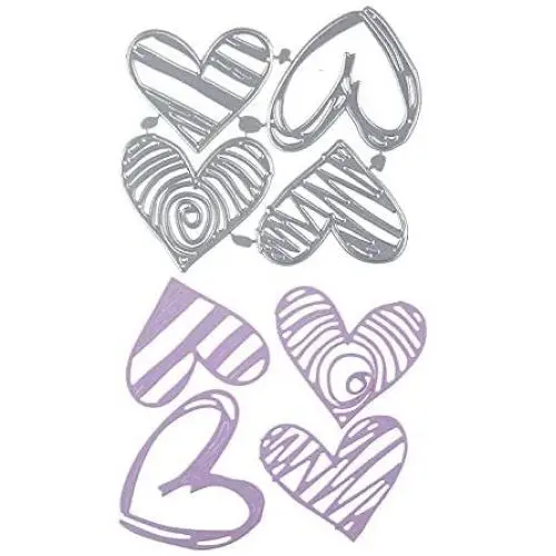 3.6 by 3.1 Inches Love Heart Metal Cutting Dies for Scrapbooking Card Making Valentines Day Craft Dies (LZ073102) 3.6 by 3.1 Inches Love Heart Metal Cutting Dies for Scrapbooking Card Making Valentines Day Craft Dies (LZ073102)