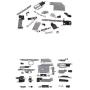 gazechimp 21 Piece Metal Inner Bracket Parts for iPhone 6s and 25 Pcs Kit for iPhone 6