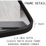 EPRICA Wall Mirror for Bathroom, Rectangle Mirror with 1” Black Metal Frame for Bathroom, Entryway, Living Room & More, Hangs Horizontal Or Vertical (30 x 20”)