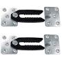 HOWDIA Sectional Couch Connectors Sofa Snap, Sofa Alligator Clamps Joint Clip for Modular Couch Furniture Metal and Plastic 2 Pcs