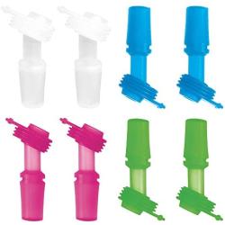 The Mass Replacement Bite Valve Set for CamelBack Eddy Kids Water Bottle 8pack (Colorful 8Pack)