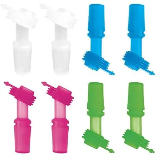 The Mass Replacement Bite Valve Set for CamelBack Eddy Kids Water Bottle 8pack (Colorful 8Pack) The Mass Replacement Bite Valve Set for CamelBack Eddy Kids Water Bottle 8pack (Colorful 8Pack)
