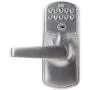 Schlage FE575 PLY 626 ELA Plymouth Keypad Entry with Auto-Lock and Elan Levers, Brushed Chrome