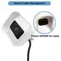 Hard Case for Blink XT 2 Camera w/Mount Bracket (White 2 pcs) - Blink XT Covers w/Glare-reducing Hood - Blink XT Camera Cover Case - NOT for 2020 New Blink Indoor/Outdoor Cam - by SULLY