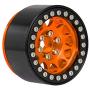 GoolRC 4PCS Metal 1.9'' Beadlock Wheel Rim Hub for 1/10 Traxxas Hsp Tamiya Axial SCX10 D90 HPI RC Car (Yellow)