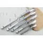 HINMAY Stainless Steel Spring Locking Food Tong Set Utility Metal Tongs for Serving Cooking Grilling and Barbeque (9 12 14 Inch 3 Pieces) HINMAY Stainless Steel Spring Locking Food Tong Set Utility Metal Tongs for Serving Cooking Grilling and Barbeque (9 12 14 Inch 3 Pieces)