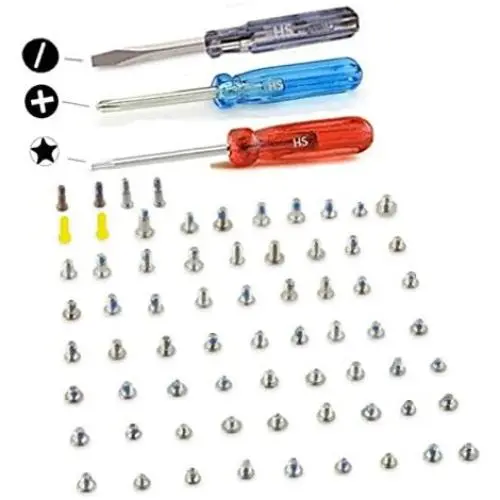 MMOBIEL Complete Screw Set Replacement Compatible with iPhone 6S (White/Black/Gold/Rosegold) incl. 3 x Screwdrivers MMOBIEL Complete Screw Set Replacement Compatible with iPhone 6S (White/Black/Gold/Rosegold) incl. 3 x Screwdrivers