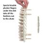 Quail Plucker Machine - Poultry Feather Remover for Small Birds(Quail Pheasant Pigeon) with Small Soft Plucker Fingers 13″Drum 110V-Plucker KIT (White)