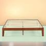 Zinus Wen 12 Inch Wood Platform Bed Frame / Solid Wood / Mattress Foundation with Wood Slat Support / No Box Spring Needed / Easy Assembly, Queen