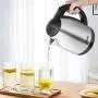 Dezin Electric Kettle Upgraded, 2L Stainless Steel Cordless Tea Kettle, Fast Boil Water Warmer with Auto Shut Off and Boil Dry Protection Tech for Coffee, Tea, Beverages