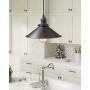 Zeyu Pendant Lighting 2 Pack, Industrial Hanging Lights for Kitchen, Oil Rubbed Bronze Finish with Metal Shade, 102-A2 ORB