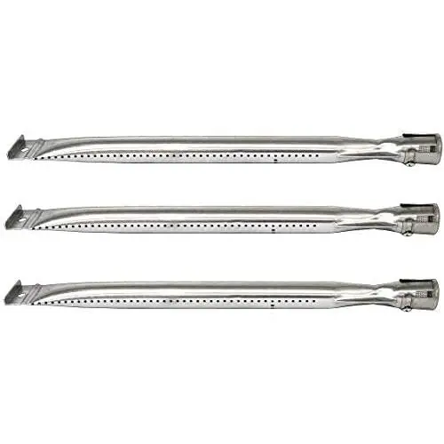 Hongso 15'' x 1''(3-Pack) Universal Stainless Steel Burner for Charbroil 640-01303702-3 and Kenmore 146.16222010, Grill Master, Nexgrill & Uberhaus Gas Grill Models, SBF221 Hongso 15'' x 1''(3-Pack) Universal Stainless Steel Burner for Charbroil 640-01303702-3 and Kenmore 146.16222010, Grill Master, Nexgrill & Uberhaus Gas Grill Models, SBF221