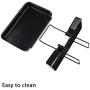Uniflasy 7515 Grill Catch Pan Holder/ Drip Pan/ Grease Collection Pan Replacement Parts for Weber Genesis 1000-5500, Genesis Silver/Gold/Platinum, Genesis II Series, Platinum I/II, and Summit Grills