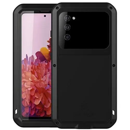 Galaxy S20 FE 5G Metal Case, Samsung S20 FE Bumper, Heavy Duty Military Shockproof Rugged Defender Silicone Armor Cover Protective Outdoor Men Shell for Samsung Galaxy S20 FE 5G 2020 - Black Galaxy S20 FE 5G Metal Case, Samsung S20 FE Bumper, Heavy Duty Military Shockproof Rugged Defender Silicone Armor Cover Protective Outdoor Men Shell for Samsung Galaxy S20 FE 5G 2020 - Black
