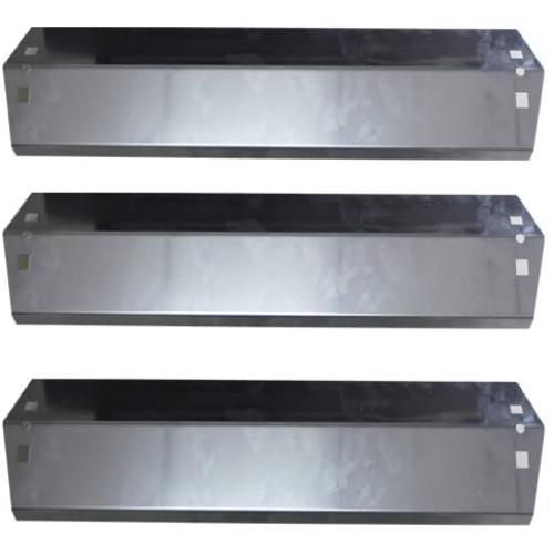BBQ Replacement Stainless Steel Heat Plate (3-Pack) for Chargriller 5050, 3001, 3072, 5650, 5072, 4001, 5252, 4208, 4008 and King Griller 3008, 5252 Grills (Dims: 18 15/16 X 3 7/8'')