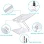 Laptop Stand, Aluminum Computer Riser, Ergonomic Laptops Elevator for Desk,Portable Adjustable Notebook Metal Holder Compatible with 10 to 17 Inches Notebook Computer, Silver