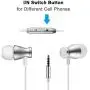 Acode In-Ear Earbuds Earphones Headphones, 3.5mm Metal Housing Magnetic Best Wired Bass Stereo Headset Built-in Mic/Hands-free/Volume Control+Carrying Case+3 Pairs EarBuds (S/M/L) (Silver) Acode In-Ear Earbuds Earphones Headphones, 3.5mm Metal Housing Magnetic Best Wired Bass Stereo Headset Built-in Mic/Hands-free/Volume Control+Carrying Case+3 Pairs EarBuds (S/M/L) (Silver)