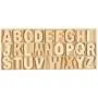 Wooden Alphabet Letters with Storage Tray, Wood ACBs for Learning, Decor (104 Pieces) Wooden Alphabet Letters with Storage Tray, Wood ACBs for Learning, Decor (104 Pieces)