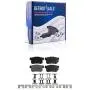 Detroit Axle - Brake Kit Replacement for 2003-2007 Honda Accord 4 CYL Rear Disc Models - Front and Rear Rotor, Ceramic Brake Pad (Drilled and Slotted Performance)