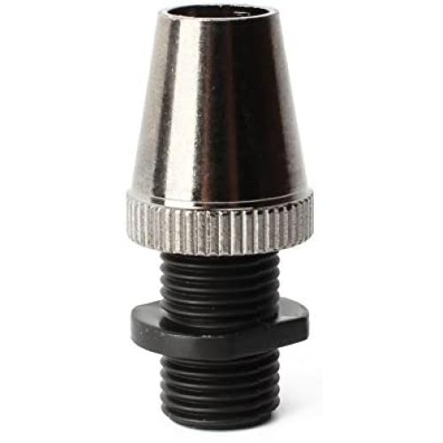 Retro Metal 20 Pcs Strain Relief Cord Connector Pendant Lighting Cord,PRUNLLA Aluminum Threaded Cord Grip Wire Clamp for Handmade Lighting,Lamps,Pendant (Glossy Black)