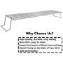 Uniflasy 69866 18 Inch Grill Warming Rack for Weber Spirit 200 Series Spirit E210 S210 E220 S220 Gas Grills with Up Front Controls (2013 - Newer) Grill Upper Rack Grates for Spirit 200 Grill Parts