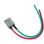 A-Team Performance HEI Distributor Red Cap and Spark Plug Wires Red Set Compatible with AMC Jeep Inline 6 Cylinder 232 258 CJ5 CJ7