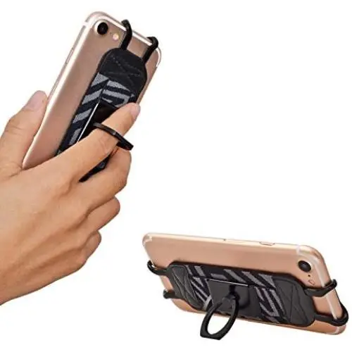 TFY Security Hand Strap with 360°Rotation Metal Ring Finger-Grip Holder & Stand for iPhone 8/6 / iPhone 6s / iPhone 7 TFY Security Hand Strap with 360°Rotation Metal Ring Finger-Grip Holder & Stand for iPhone 8/6 / iPhone 6s / iPhone 7