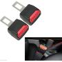 2Car Safety Seat Belt Buckle Extension Extender Clip Alarm Stopper Universal