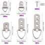 Swpeet 415Pcs Picture Hangers Kit with Screws, Heavy Duty Assorted Picture Hangers Assortment Kit for Picture Hanging Solutions with Transparent Box - 7 Models Swpeet 415Pcs Picture Hangers Kit with Screws, Heavy Duty Assorted Picture Hangers Assortment Kit for Picture Hanging Solutions with Transparent Box - 7 Models