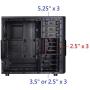 Thermaltake Versa H22 SPCC ATX Mid Tower Computer Chassis CA-1B3-00M1NN-00,Black Thermaltake Versa H22 SPCC ATX Mid Tower Computer Chassis CA-1B3-00M1NN-00,Black