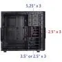 Thermaltake Versa H22 SPCC ATX Mid Tower Computer Chassis CA-1B3-00M1NN-00,Black