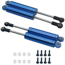 4-Pack Shock Absorber Damper Internal Spring 112mm for 1/10 Crawler Truck HSP HPI AXIAL Tamiya LOSI RC Car Metal Upgraded Parts(Dark Blue)