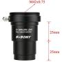 SVBONY Barlow Lens 2X 1.25 inch Metal Fully Blackened with M42x0.75 Thread Camera Connect Interface for Telescope Filters for Astrophotography