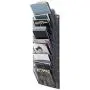 Klickpick Office 10 Sections Hanging Files Wall Mounted Metal Mesh Document File Organizer Magazine Holder Rack Organizer Multipurpose Use to Display Files, Magazine, Newspapers- Gray Klickpick Office 10 Sections Hanging Files Wall Mounted Metal Mesh Document File Organizer Magazine Holder Rack Organizer Multipurpose Use to Display Files, Magazine, Newspapers- Gray