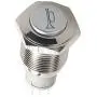ESUPPORT 12V Car Auto Red LED Light Momentary Speaker Horn Push Button Metal Toggle Switch 19mm Socket Plug ESUPPORT 12V Car Auto Red LED Light Momentary Speaker Horn Push Button Metal Toggle Switch 19mm Socket Plug