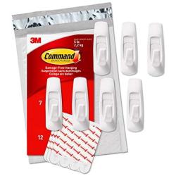 Command Large Utility Hooks, White, Ships in Own Container