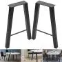22inch Set of 2 Industrial Rustic Type Steel Table Legs 22”x15” Dining Table Legs 22”Height 15”Wide Metal Iron Chair Bench Coffee Table Legs Baking Finish 22inch Set of 2 Industrial Rustic Type Steel Table Legs 22”x15” Dining Table Legs 22”Height 15”Wide Metal Iron Chair Bench Coffee Table Legs Baking Finish