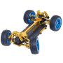 freneci RC Car Frame Metal Car Frame Replacement Upgrade Accessory Compatible with WLtoys A959 A969 A979 1/18 - Golden