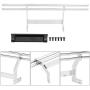 VGEBY RC Rear Bumper, Lightweight Metal Remote Control Vehicle Rear Bumper RC Upgrades Parts Replacement Accessories Fit for Traxxas TRX-4 G500 TRX-6 G63(Silver)