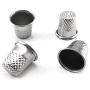 Honbay 50pcs Silver Sewing Quilting Metal Thimbles DIY Craft Finger Protector