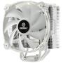 Enermax ETS-F40 Addressable RGB CPU Air Cooler, AMD AM4/Intel LGA 1200/1151, 4 Direct Contact Heat Pipes, 140mm PWM Fan, 200W+ TDP, 5V 3-PIN ARGB, White (ETS-F40-W-ARGB)